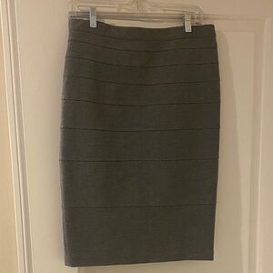Charcoal Pencil Skirt